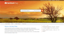 Desktop Screenshot of canstockphoto.pl