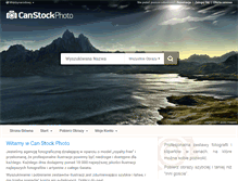 Tablet Screenshot of canstockphoto.pl