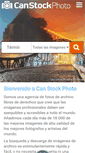 Mobile Screenshot of canstockphoto.es