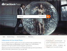 Tablet Screenshot of canstockphoto.dk